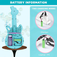 Electric Automatic Guitar - Shaped Bubble Machine set - justgrabit.in | Just Grab It