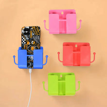 Wall Mounted Storage Box / Remote Storage Organizer Case with 2 Side Hanging Hooks (4 Pcs Set) - Justgrabit Inc.