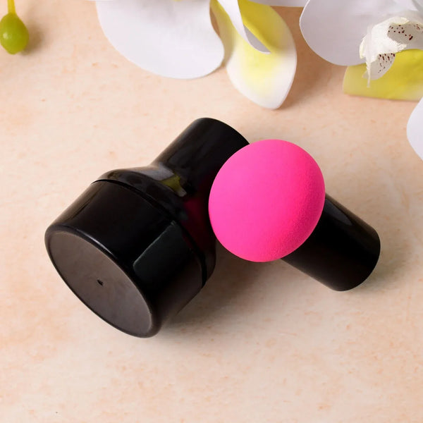 Professional Makeup Sponge Puff with Handle (1 Pc) - Justgrabit Inc.