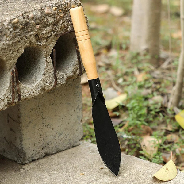Heavy Duty Gardening Trowel with Wooden Handle (1 Pc) - justgrabit.in | Just Grab It