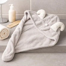 Cute Animal Ear Hooded Hair Drying Towel Wrap (1 Pc) - Justgrabit Inc.