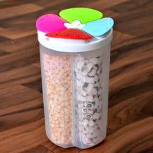 4 Section Storage containers airtight Transparent Food Plastic Storage Container - Justgrabit Inc.
