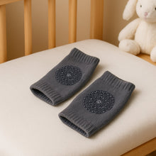 Dark Grey Toddler Wool Knit Leg Warmer (Knee Guard) - justgrabit.in | Just Grab It