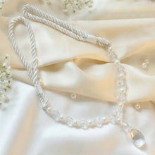 Luxury Crystal and Pearl Beaded Curtain Tieback (1 Pc) - justgrabit.in | Just Grab It