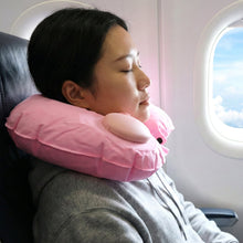 Inflatable Travel Neck Pillow (1 Pc) - justgrabit.in | Just Grab It