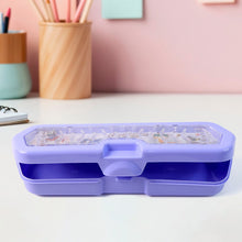 Cartoon Character Printed Plastic Pencil Box with Built - in Maze Puzzle Game (1 Pc) - justgrabit.in | Just Grab It