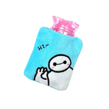Blue Baymax Small Hot Water Bag with Cover for Pain Relief - Justgrabit Inc.