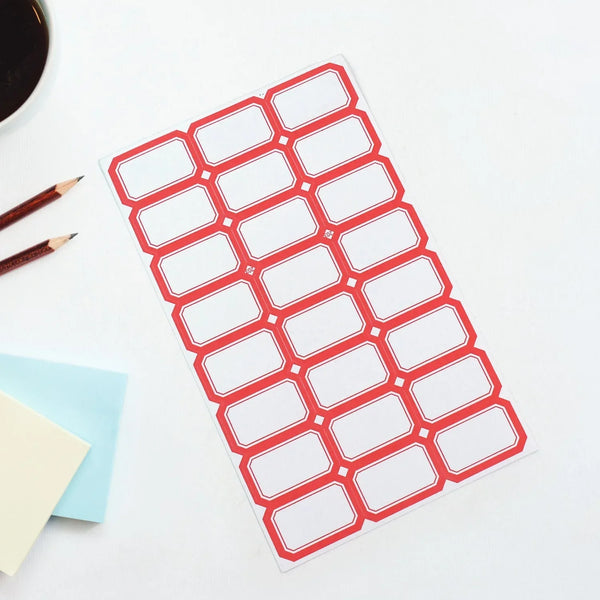 Multipurpose Writable Blank Label Sticker Sheets (1 Sheet) - Justgrabit Inc.