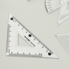 4 - Piece Geometry Set, Triangle Ruler Protractor Straight Ruler - Justgrabit Inc.