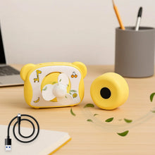 Cute Bear - Shaped Mini Rechargeable Fan (1 Pc) - Justgrabit Inc.