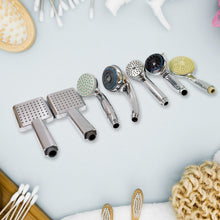Plastic High Pressure Handheld Shower Head (1 Pc / Mix Design & Size) - justgrabit.in | Just Grab It