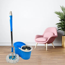 Spin Floor Cleaning Easy Advance Tech Bucket Mop and Rotating Steel Pole Head with 2 Microfiber Refill Heads for Household Floor Cleaning (MOQ : - 25pc) - justgrabit.in | Just Grab It