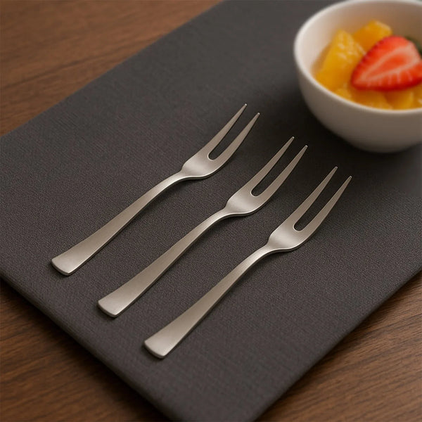 Apex 6 IN 1 Stainless Steel Fruit Fork (1 Set) - Justgrabit Inc.