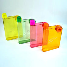 Notebook Style Slim Water Bottle (380 ml, Multicolor) - Justgrabit Inc.