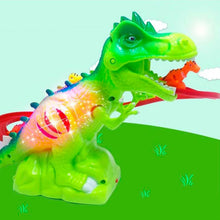 Children Electric Tracks Climb Stair Dinosaur Toys Glowing With Sound Kid Toy Animals Model Interactive Toys - Justgrabit Inc.