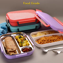 Premium Multi - Compartment Steel Lunch Box for Office, School & Travel - justgrabit.in | Just Grab It