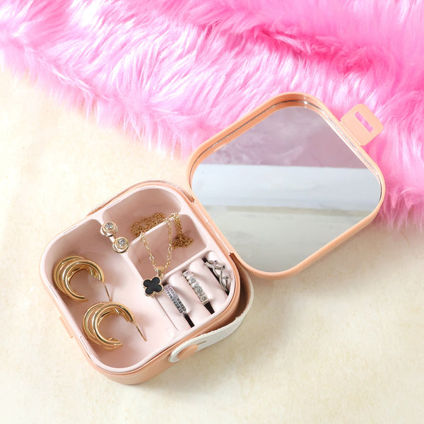 Portable Mini Jewelry Storage Box (1 Pc) - justgrabit.in | Just Grab It