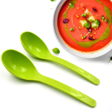 Plastic Spoon Kitchen Multipurpose Serving Ladle for Frying, Serving, Turner, Curry Ladle, Serving Rice, Spoon Used While Eating and Serving Food Stuffs Etc (2 Pcs Set / 10 Inch ) - Justgrabit Inc.