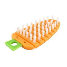 Vegetable Scrubbing Brush, Vegetable Scrubber Non‑Toxic Fruit Brush Carrot Shape Vegetable Brush for Potato for Vegetable - Justgrabit Inc.