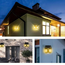 Outdoor Solar Wall Lamp Outdoor Waterproof High Quality Lamp Induction Garden Lamp Garden Villa Night Lamp Double Lamp Light (1 Pc) - Justgrabit Inc.