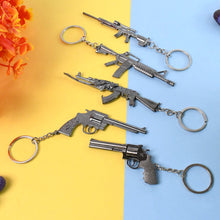 Mix Design Metal Gun Keychain With Case (1 Pc / Mix Design) - justgrabit.in | Just Grab It