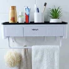 Wall Mounted Multifunctional Bathroom Storage Rack (1 Pc) - justgrabit.in | Just Grab It