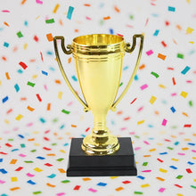 Golden Birthday Trophy – “You Are Great Happy Birthday” Plastic Award with Base - Justgrabit Inc.