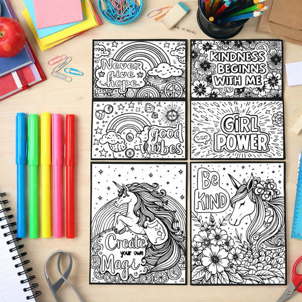 Creative Kids Colouring & Activity Poster Set (11 Pc) - justgrabit.in | Just Grab It
