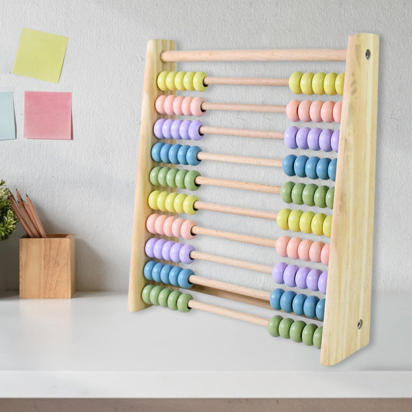 Wooden Counting Number Maths Learning Abacus Toy (1 Pc) - justgrabit.in | Just Grab It