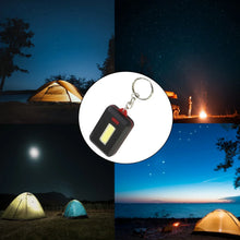 LED Keychain COB Light with Hook & Loop Sticker. 3 Light Modes (1 Pc / Battery Not Included) - Justgrabit Inc.