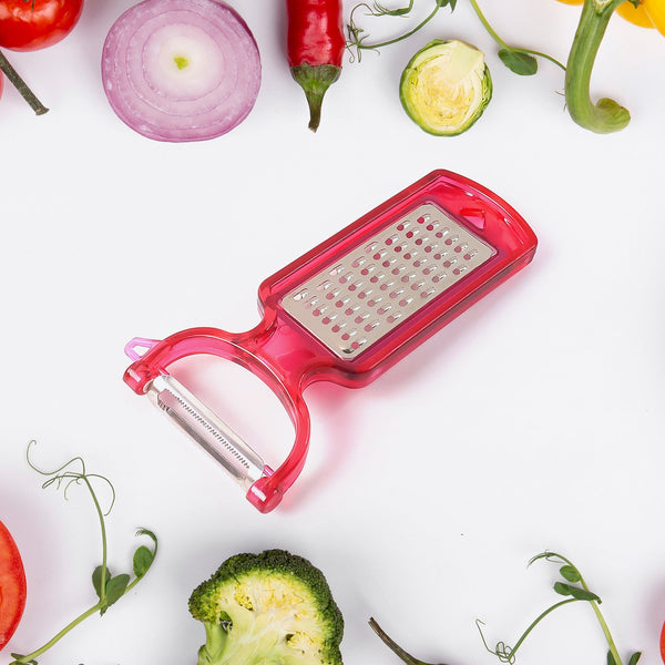 2 - in - 1 Multifunctional Kitchen Peeler with Grater (1 Pc) - justgrabit.in | Just Grab It