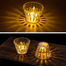 Cup Shape Crystal Table Lamp, Diwali (1 Pc) - justgrabit.in | Just Grab It