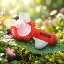 Hand Press Mini Portable Fan Toy (1 Pc, Mix Color & Design) - justgrabit.in | Just Grab It
