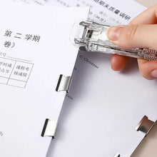 Portable Paper Clamp With 8 Pcs Clip Dispenser Handheld Paper Fast Clam (1 Set) - justgrabit.in | Just Grab It