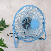 Big USB Table Desk Personal Metal Electronic Fan, Compatible with Computers, Laptops, Student Dormitory, Suitable For Office, School Use (1 Pc) - Justgrabit Inc.