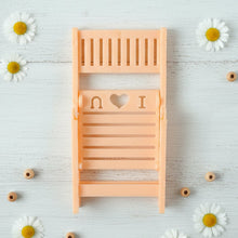 Mini Chair Shape Mobile Stand Holder (1 Pc / Peach Color) - justgrabit.in | Just Grab It