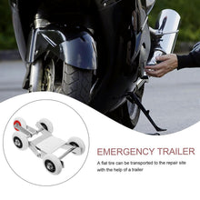 Heavy - Duty Motorcycle Front Wheel Parking Roller Stand (1 Pc) - justgrabit.in | Just Grab It