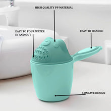 Baby Shampoo Shower Cup Safe Soft Bathing Water Scorpion Baby Bath Tumbler Hair Washing Mug Rainer - justgrabit.in | Just Grab It