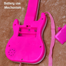 Battery Operated Musical Instruments Mini Guitar Toys and Light for 3+Years Old Kids - justgrabit.in | Just Grab It