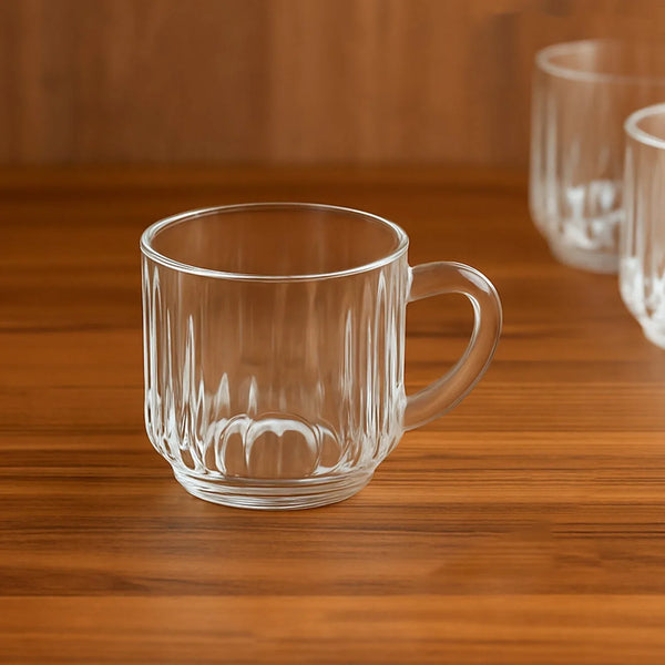 Unbreakable Transparent Plastic Tea Cups (Set of 6 Pc) - Justgrabit Inc.