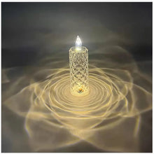 Rose Candles LED Flameless and Smokeless Decorative Acrylic Transparent Candles Led Tea Light Candle Perfect for Gifting, Home, Diwali, Christmas, Crystal Candle Lights, Diwali (1 Pc) (MOQ : - 12 pc ) - Justgrabit Inc.