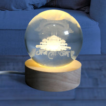 3D Crystal Ball lamps for Bedroom 3D Lamps for Home Decoration 3D Crystal Ball Night Light Gifts for Women Gifts for Men Room Decor Items for Bedroom for Friend and Family (1 Pc) - Justgrabit Inc.