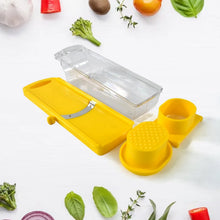 Big Multipurpose Vegetable and Fruit Slicer (Yellow / 1 Pc) - Justgrabit Inc.
