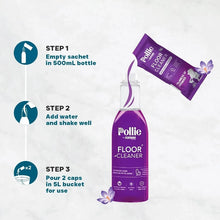 Pollic Kadam Concentrated Floor Cleaner Refill Kit with Reusable Measuring Bottle - justgrabit.in | Just Grab It
