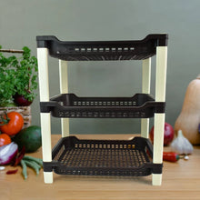 Apex Big Multi use Plastic Storage Rack – 3 - Tier (1 Pc) - Justgrabit Inc.