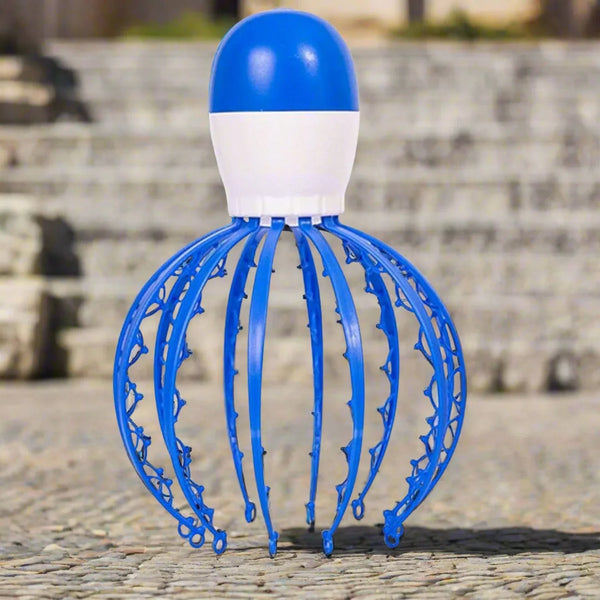 Electric Octopus Claw Scalp Massager Stress Relief Therapeutic Head Scratcher (Not included battery / Mix Color) - Justgrabit Inc.