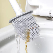 Portable Silicone Toilet Brush – Wall - Mounted, Anti - Drip Cleaner with Non - Slip Handle - justgrabit.in | Just Grab It