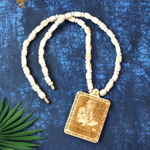 Premium Wooden Hanuman Pendant Mala (1 Pc) - justgrabit.in | Just Grab It
