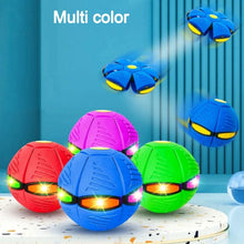 Football Flat Throw Disc - with 3 LED Light Flying Toys - Justgrabit Inc.