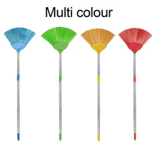 Broom with Long Stainless Steel Rod and Extendable Cobweb Cleaner Stick - Justgrabit Inc.